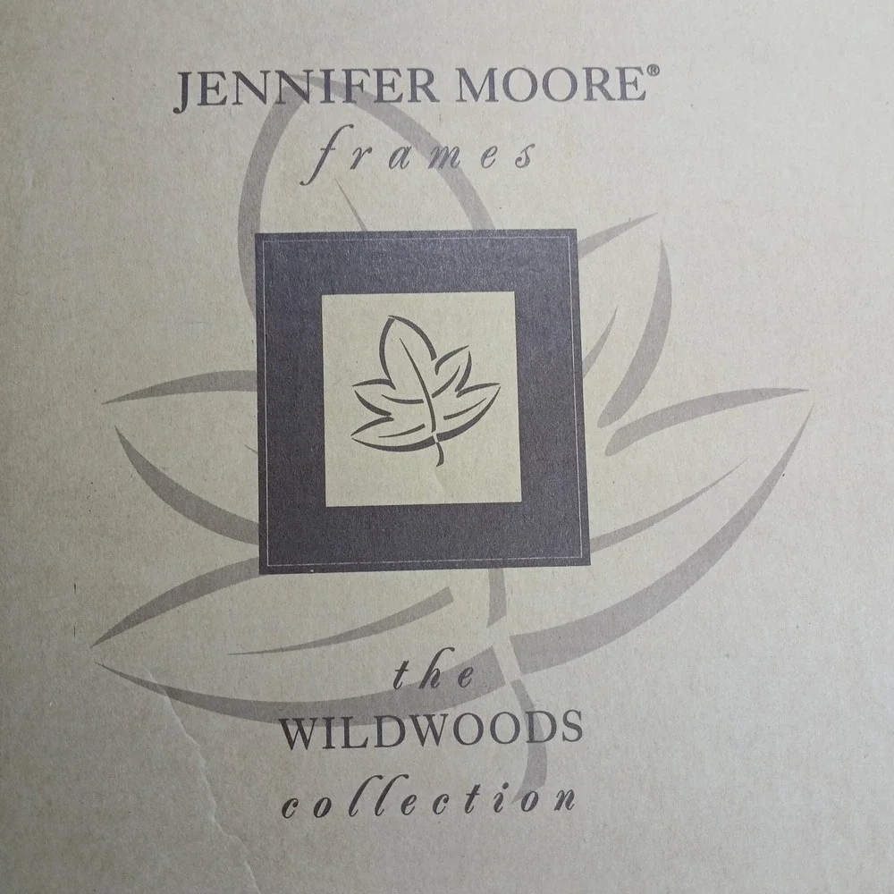 Jennifer‎ Moore Wildwoods Photo Picture Frames Set Of 3 Wood 3.5x5 Convex 1996